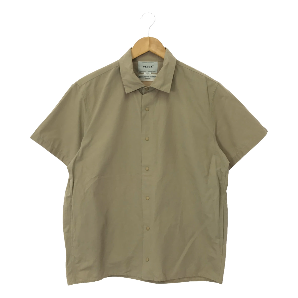 YAECA / Yaeca | COMFORT SHIRT RELAX SQUARE S/S / Button-down shirt with pockets / 15120 | S | Men's