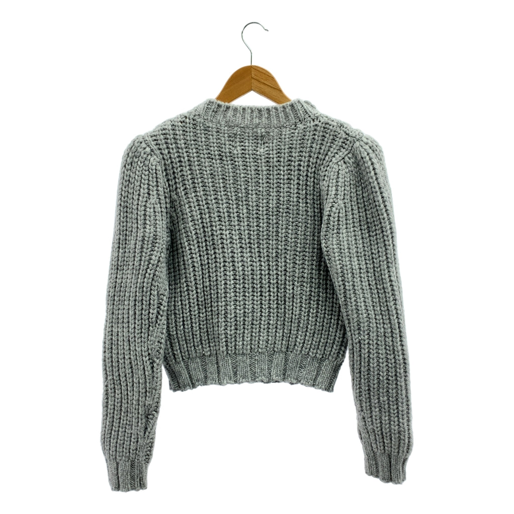 SEVEN TEN by MIHO KAWAHITO | 2024 秋冬系列 | 鉤針花朵麻花針織衫 | S 碼 |