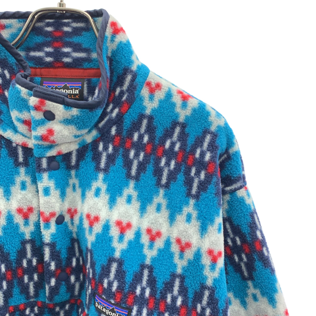 Patagonia / 파타고니아 | Synchilla Snap-T Pullover 신틸라 스냅 T 풀오버 총 무늬 양털 재킷 | M | 남성