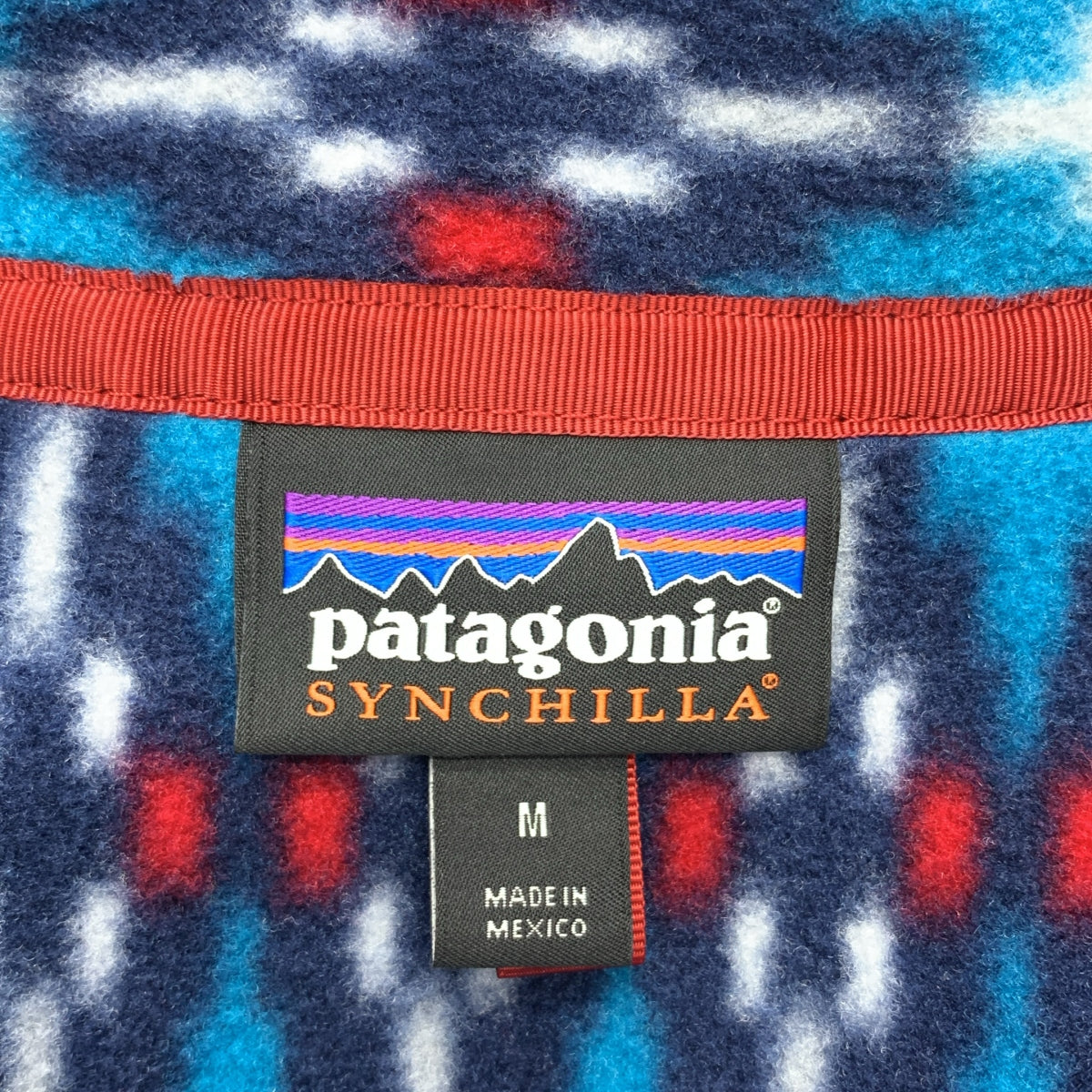 Patagonia / 파타고니아 | Synchilla Snap-T Pullover 신틸라 스냅 T 풀오버 총 무늬 양털 재킷 | M | 남성