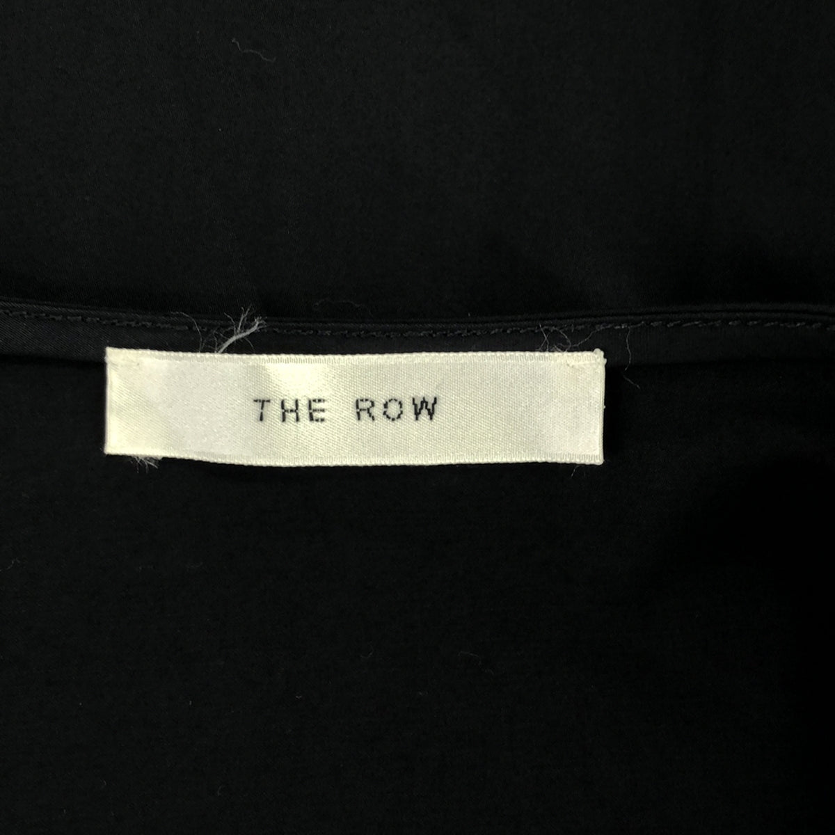 THE ROW / ザロウ | コットンストレッチ フレアスリーブ ベルテッド シャツドレス ワンピース | XS | レディース