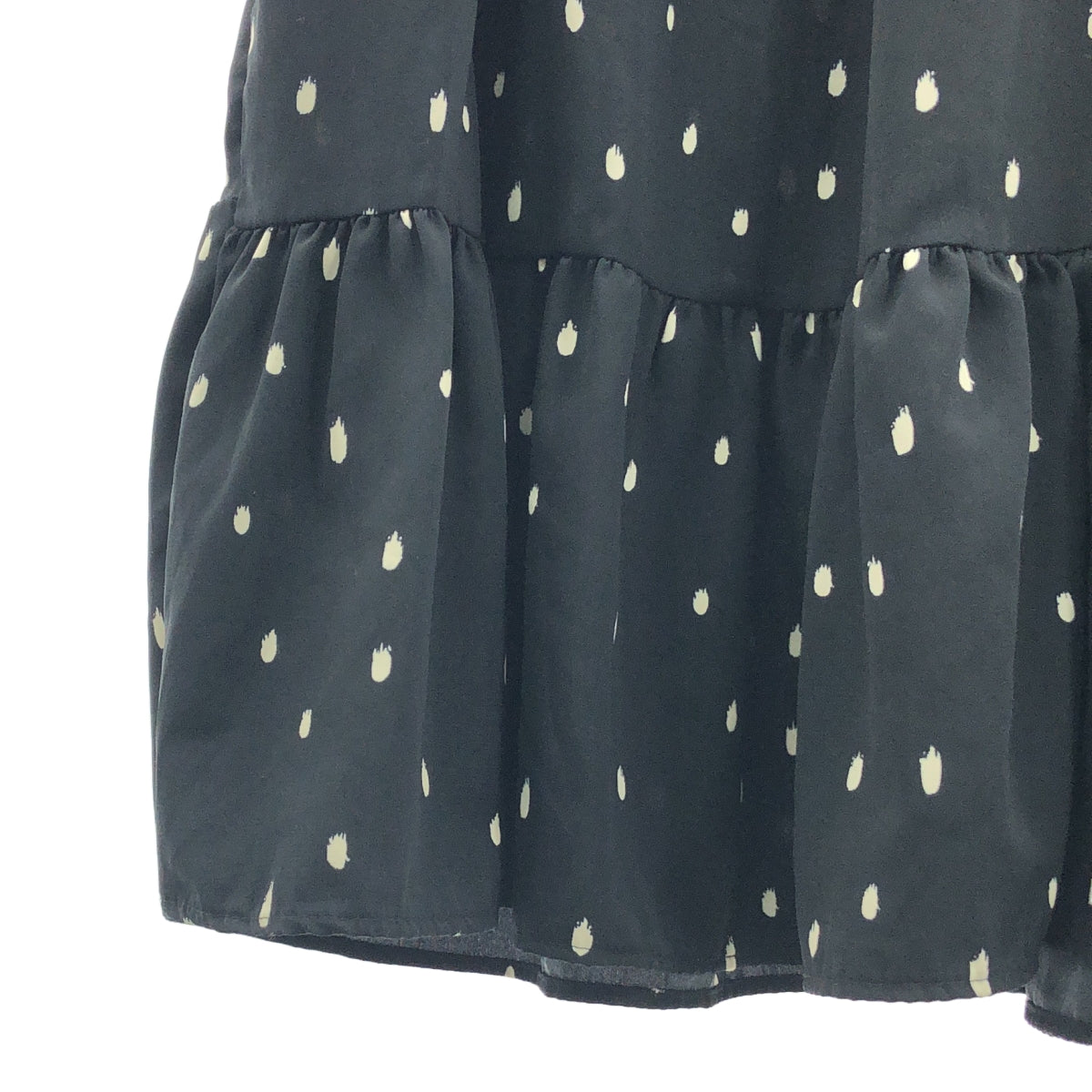 MACHATT | 波點聚酯洋裝 | 黑色 | 女款