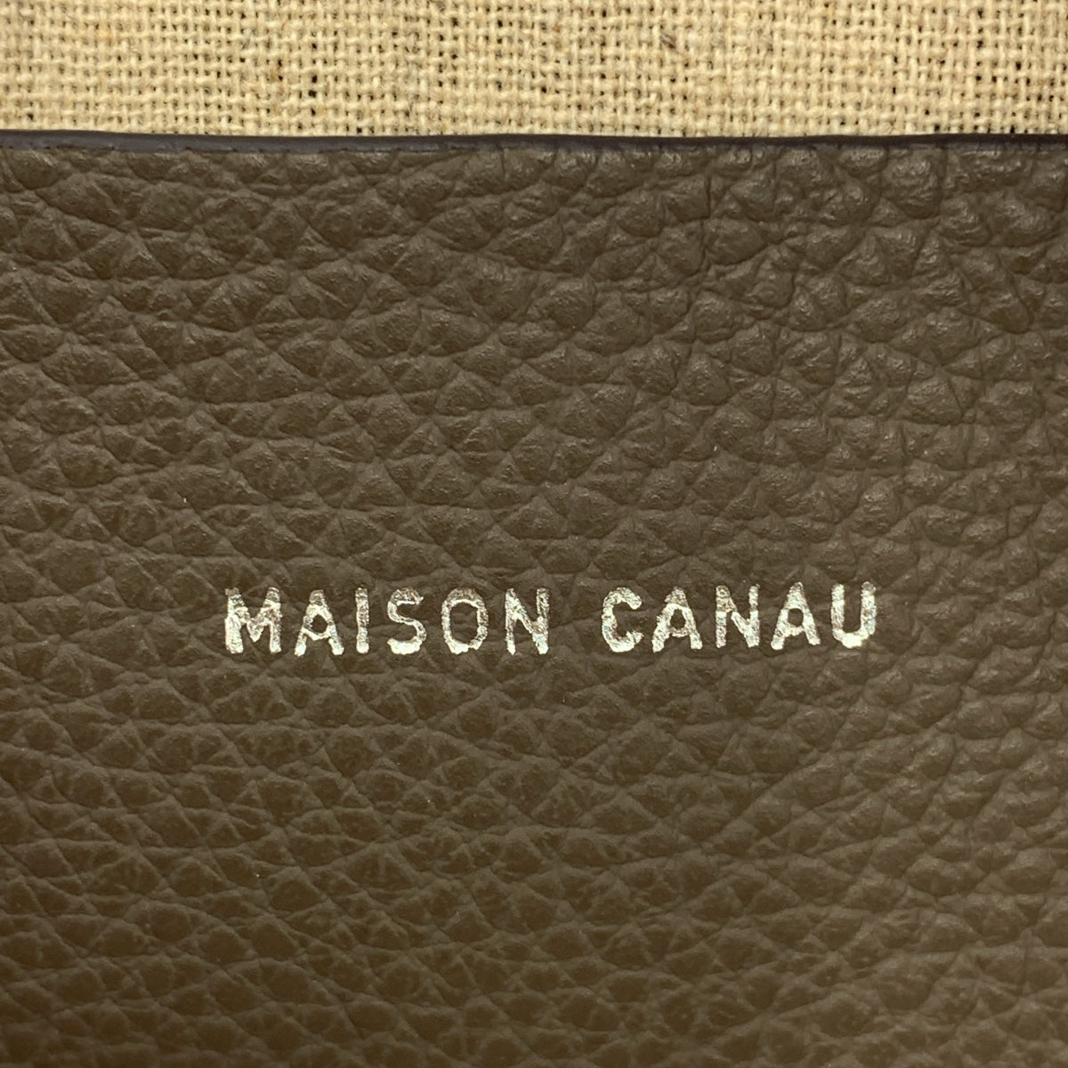 [狀況極佳] MAISON CANAU ROUND BOSTON S 手提包 | 灰色 | 女款