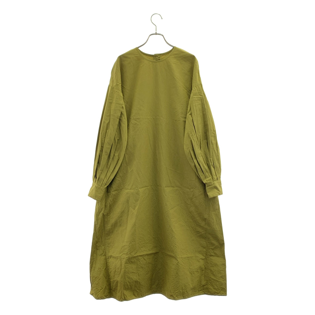 GALERIE VIE / ギャルリーヴィー | 2023AW | コットンシルクウェザー クルーネックワンピース | F | レディース