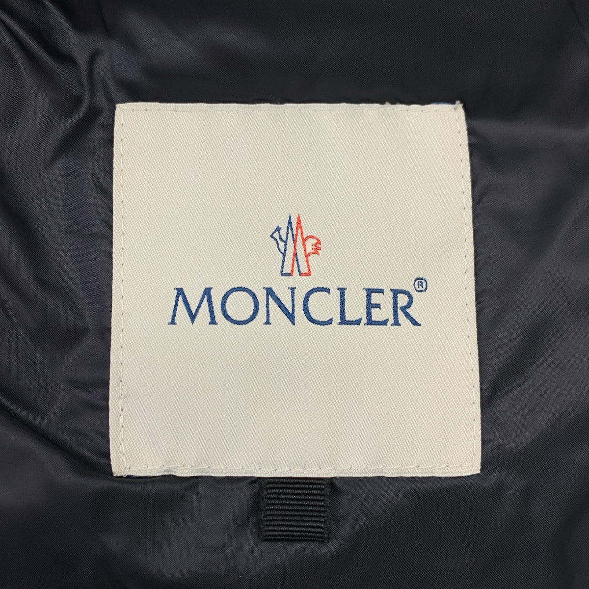 MONCLER / Moncler | YAEKO / 체인 장식 로고 Zip 노 컬러 다운 재킷 블루존 | 0 | 여성