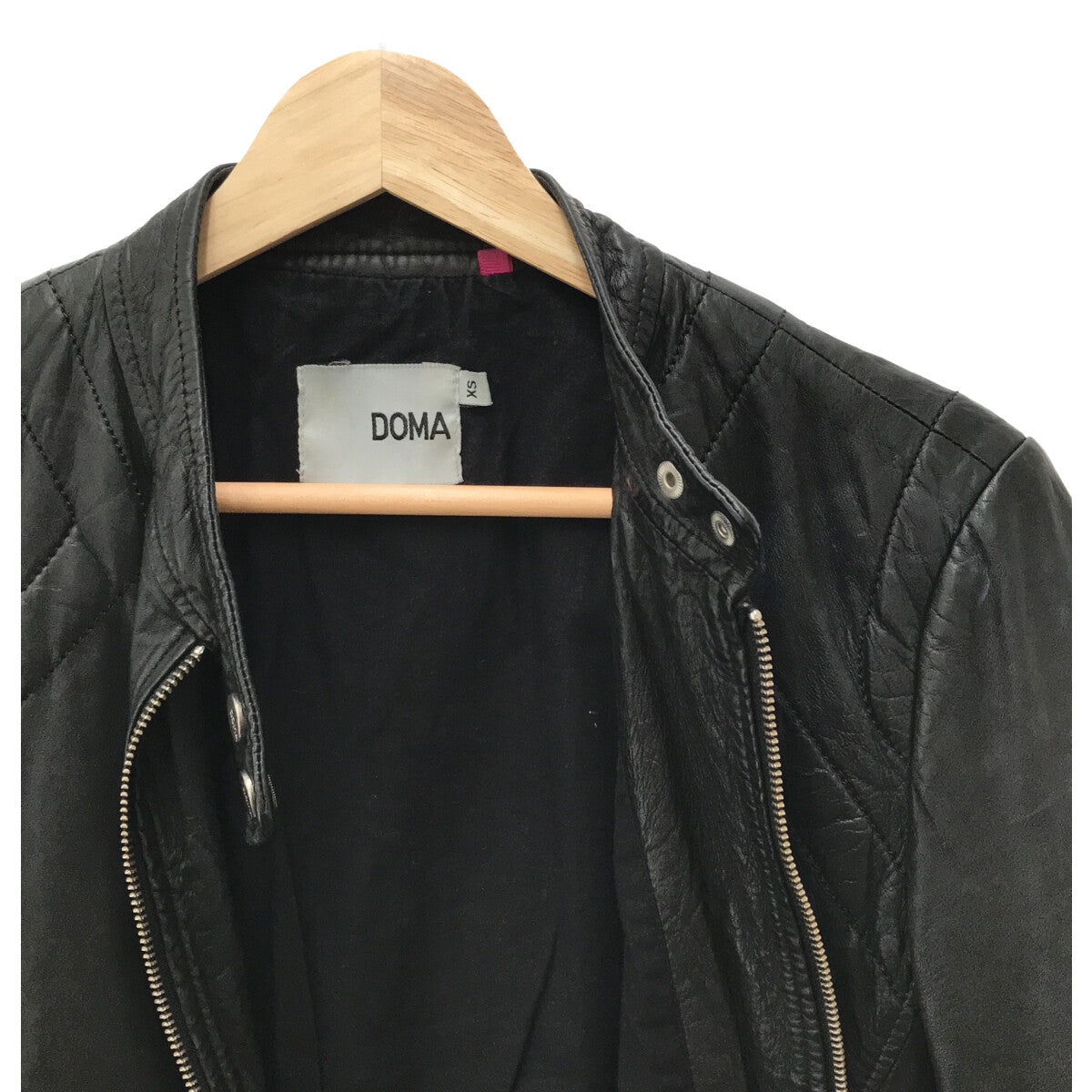 DOMA | Sheepskin Leather Jacket | XS | Black | Women's