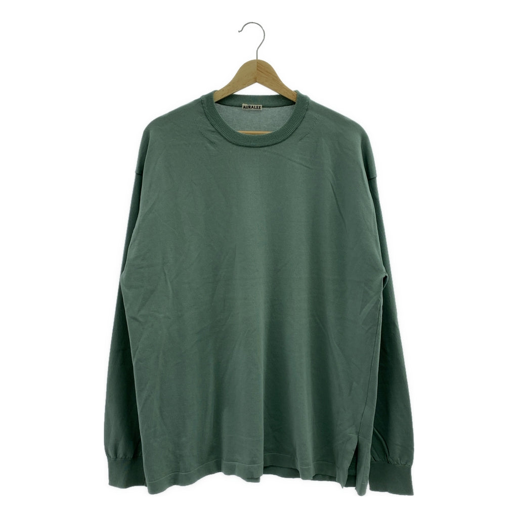 AURALEE / 오라리 | Super Hard Twist Knit P / O 슈퍼 하드 트위스트 니트 T 셔츠 | 5 | 남성