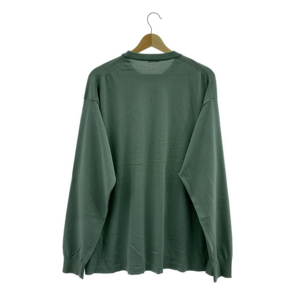 AURALEE / 오라리 | Super Hard Twist Knit P / O 슈퍼 하드 트위스트 니트 T 셔츠 | 5 | 남성