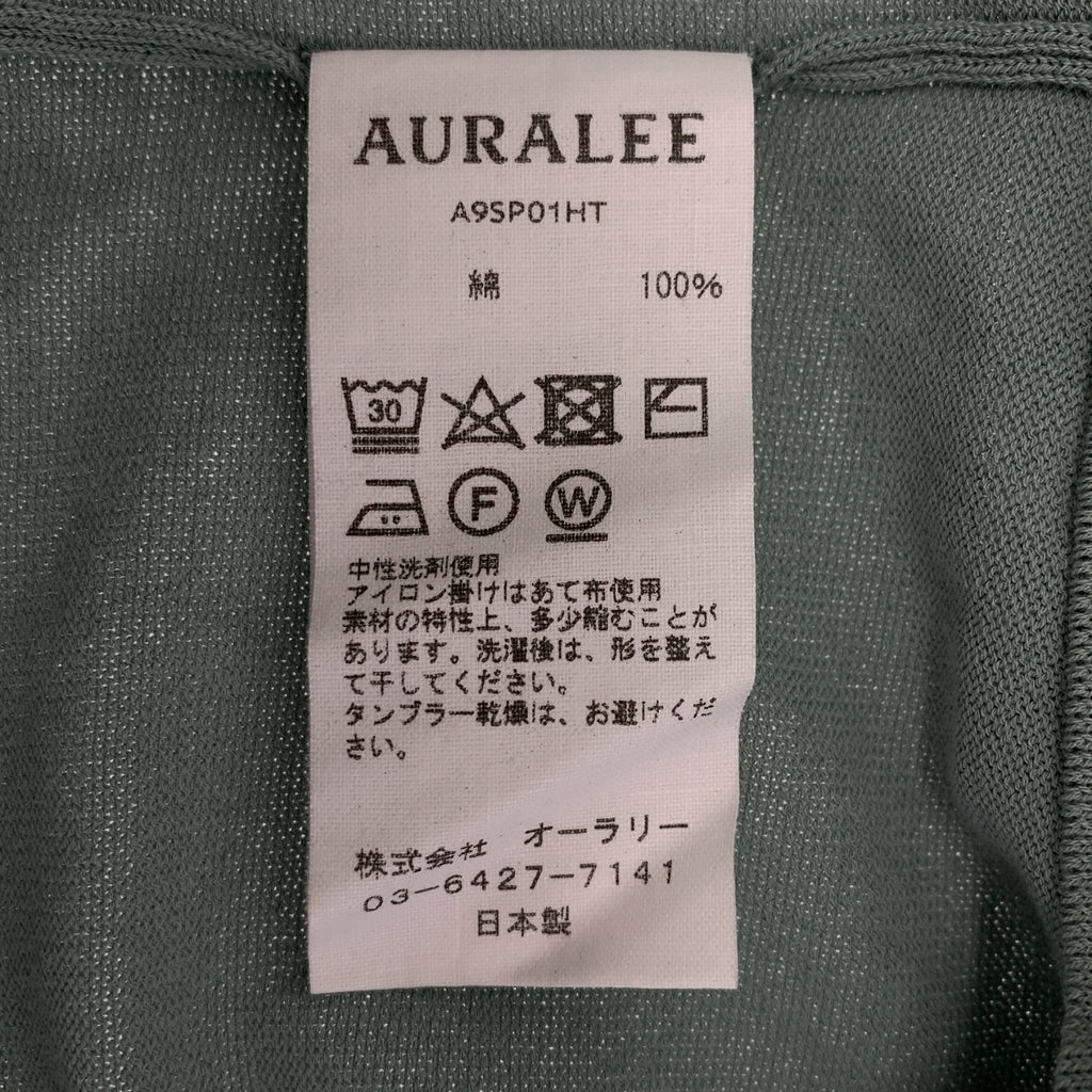 AURALEE / 오라리 | Super Hard Twist Knit P / O 슈퍼 하드 트위스트 니트 T 셔츠 | 5 | 남성