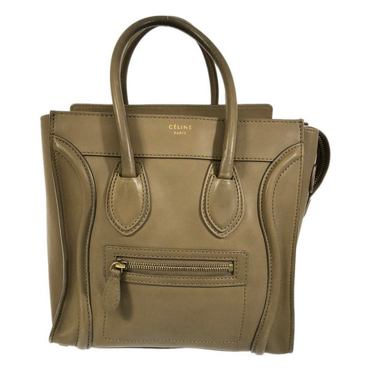 CELINE | Phoebe Luggage Leather Handbag | Greige | Women's