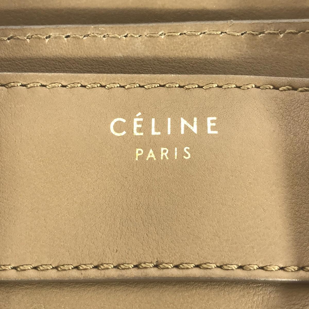 CELINE / 셀린느 | 피비기 러기지 가죽 핸드백 | 그라지 계 | 여성