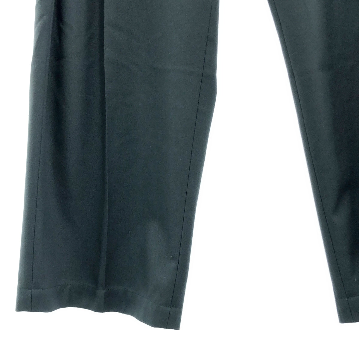 KOTONA / コトナ | side tuck wide pants サイドタック ウール ワイドパンツ | 38 | グリーン | レディース