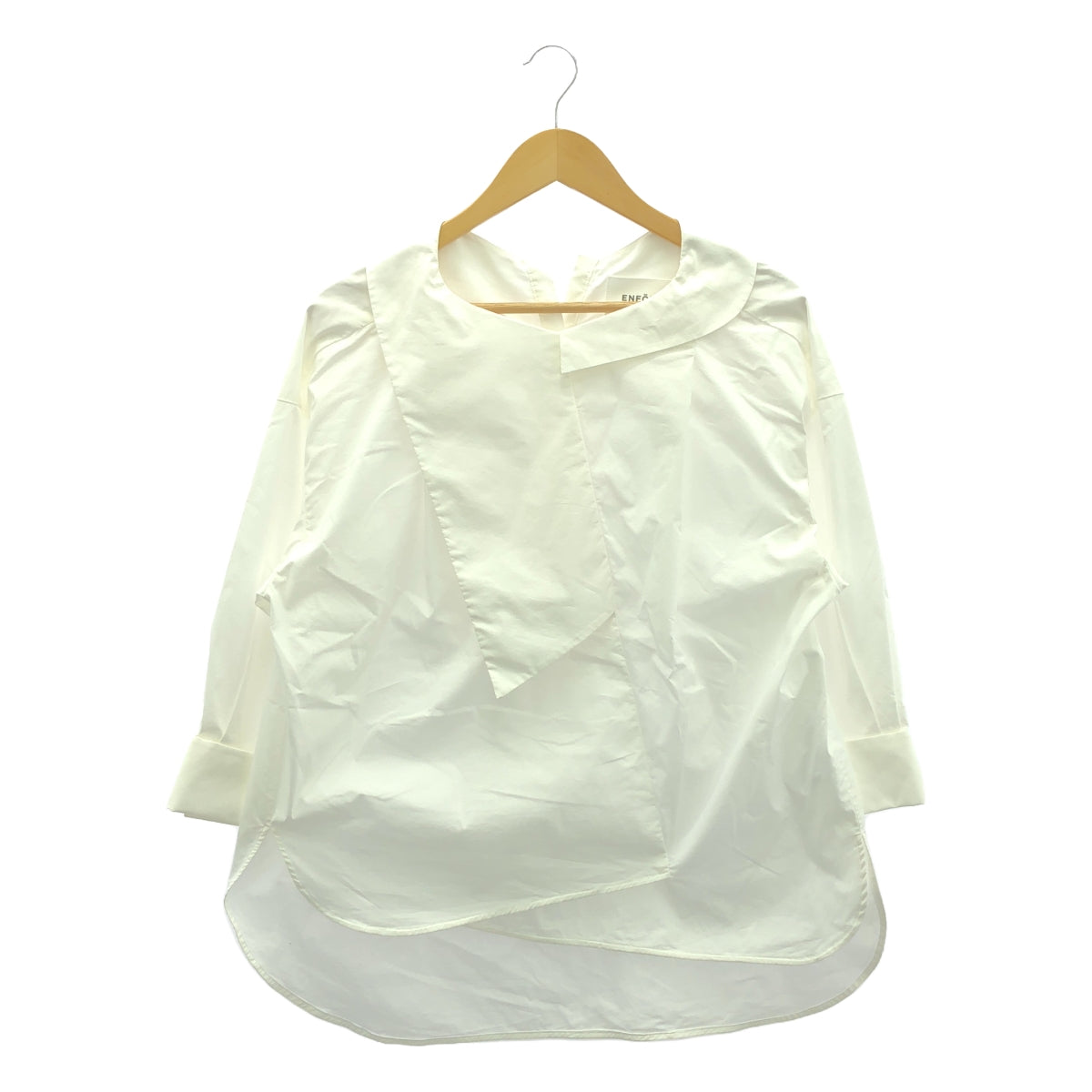 ENFOLD | Asymmetrical design shirt | 38 | White | Women's