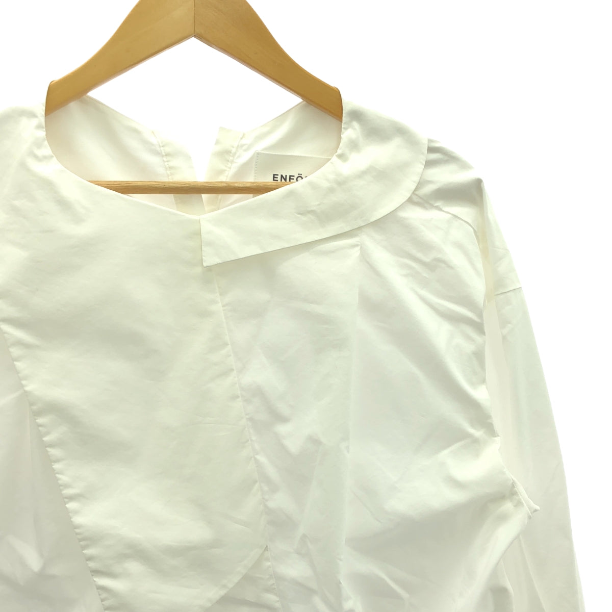 ENFOLD | Asymmetrical design shirt | 38 | White | Women's