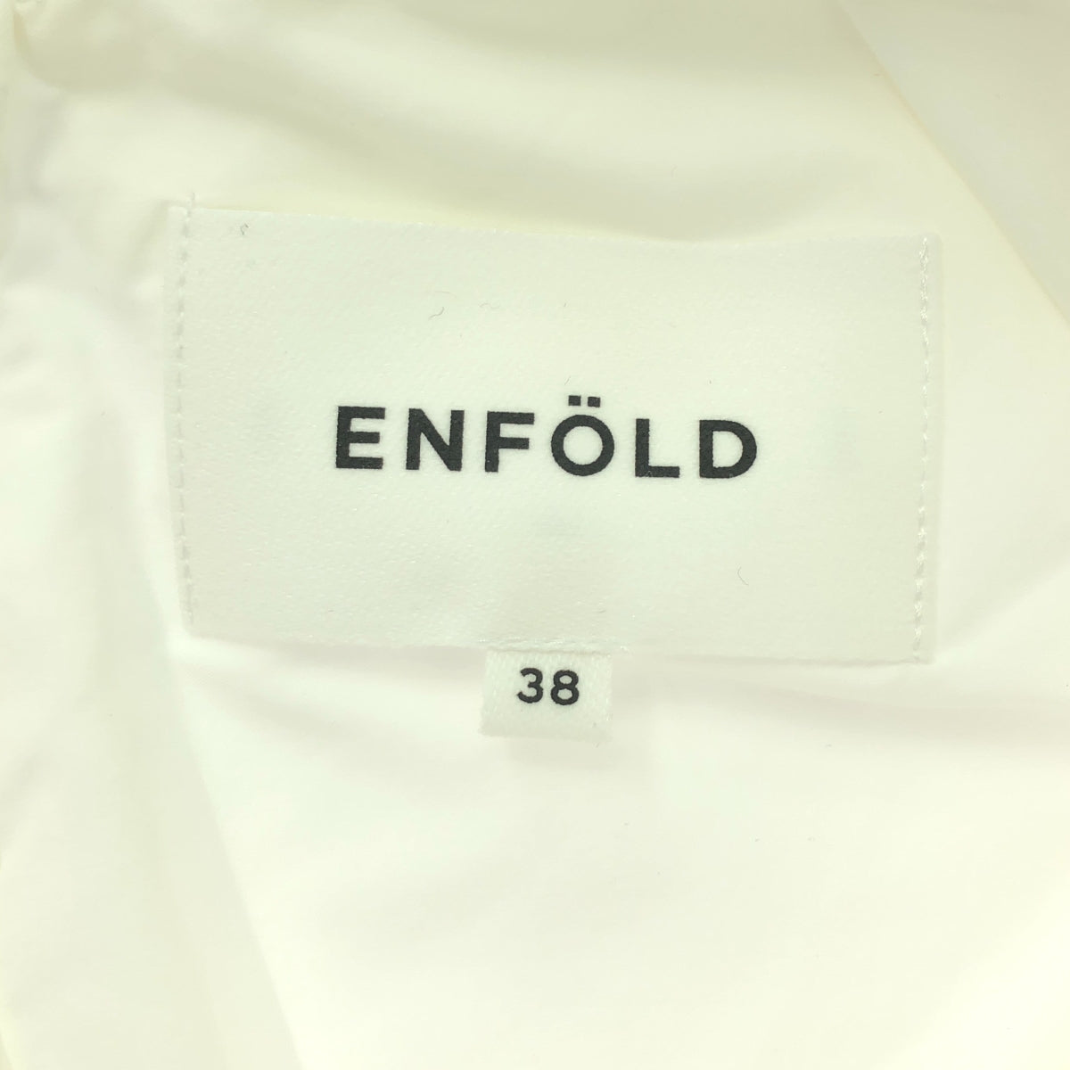 ENFOLD | Asymmetrical design shirt | 38 | White | Women's