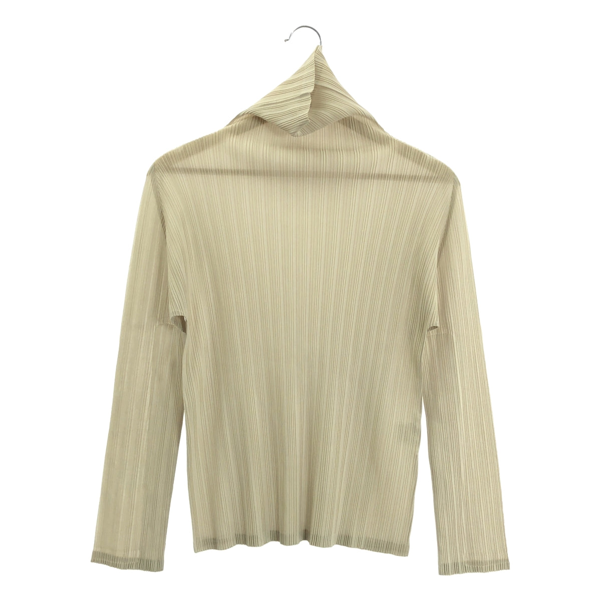 PLEATS PLEASE ISSEY MIYAKE / 플리츠 프리즈 이세이 미야케 | 하이넥 풀오버 탑스 | 3 | 카키 |