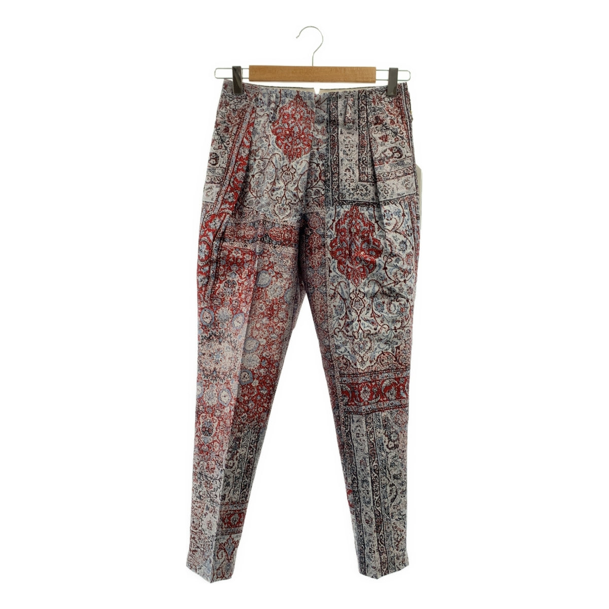 SUPPORT SURFACE / サポートサーフェス | 総柄 ジャガード 1タック クロップドパンツ | 0 | レディース