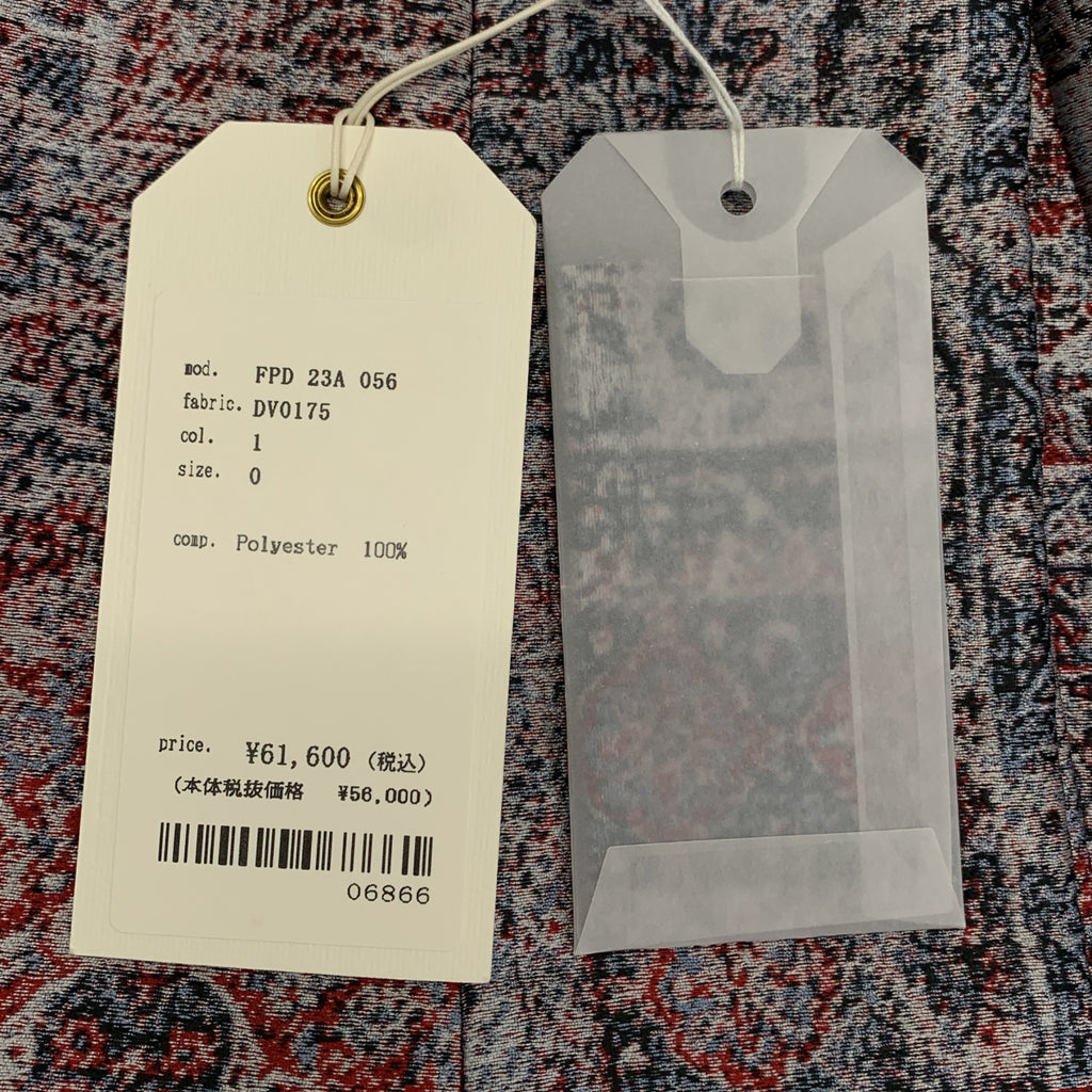 SUPPORT SURFACE / サポートサーフェス | 総柄 ジャガード 1タック クロップドパンツ | 0 | レディース