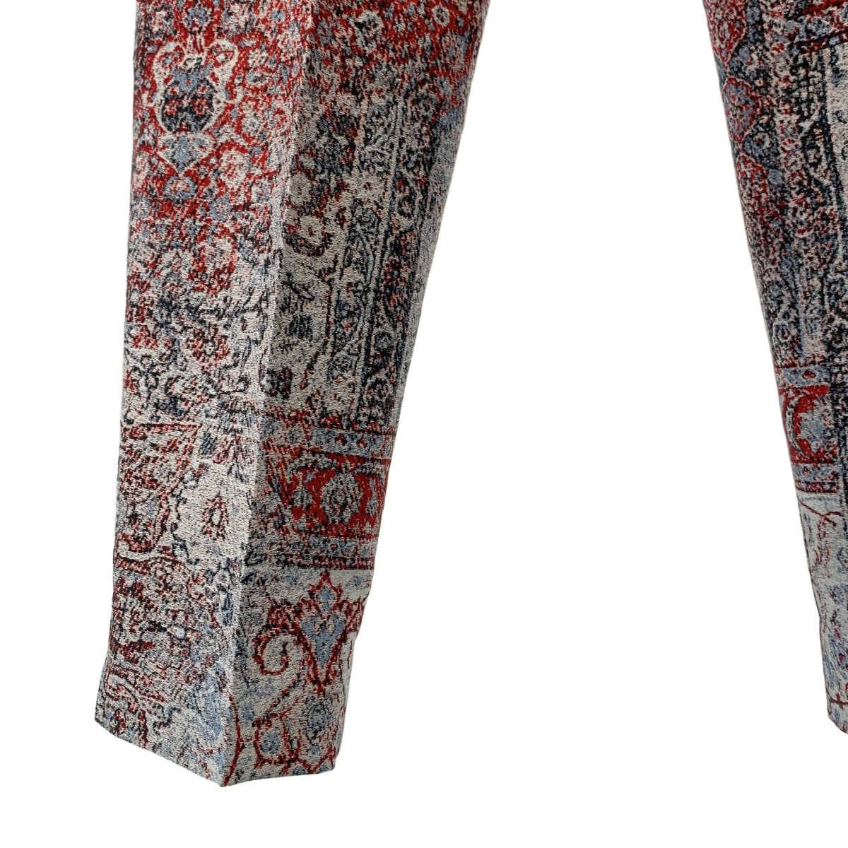 SUPPORT SURFACE / サポートサーフェス | 総柄 ジャガード 1タック クロップドパンツ | 0 | レディース