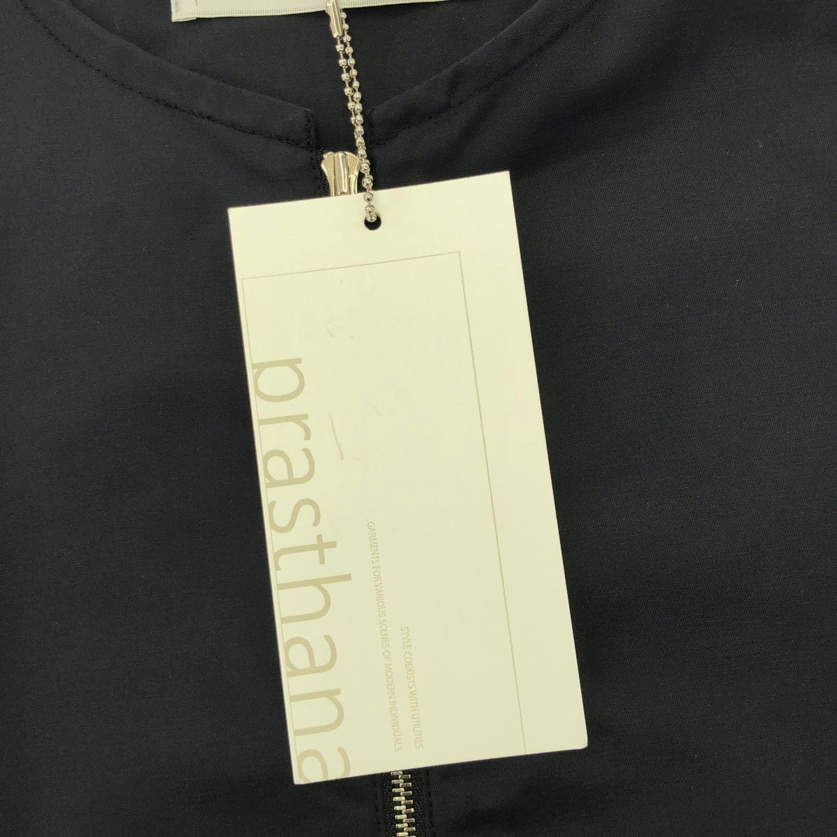 【新品】  prasthana / プラスターナ | less shirt 半袖シャツ | M | ブラック | メンズ