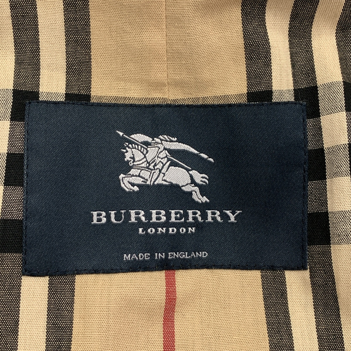 BURBERRY LONDON / 버버리 런던 | 노바 체크 스텐 컬러 코트 | 48 | 남성