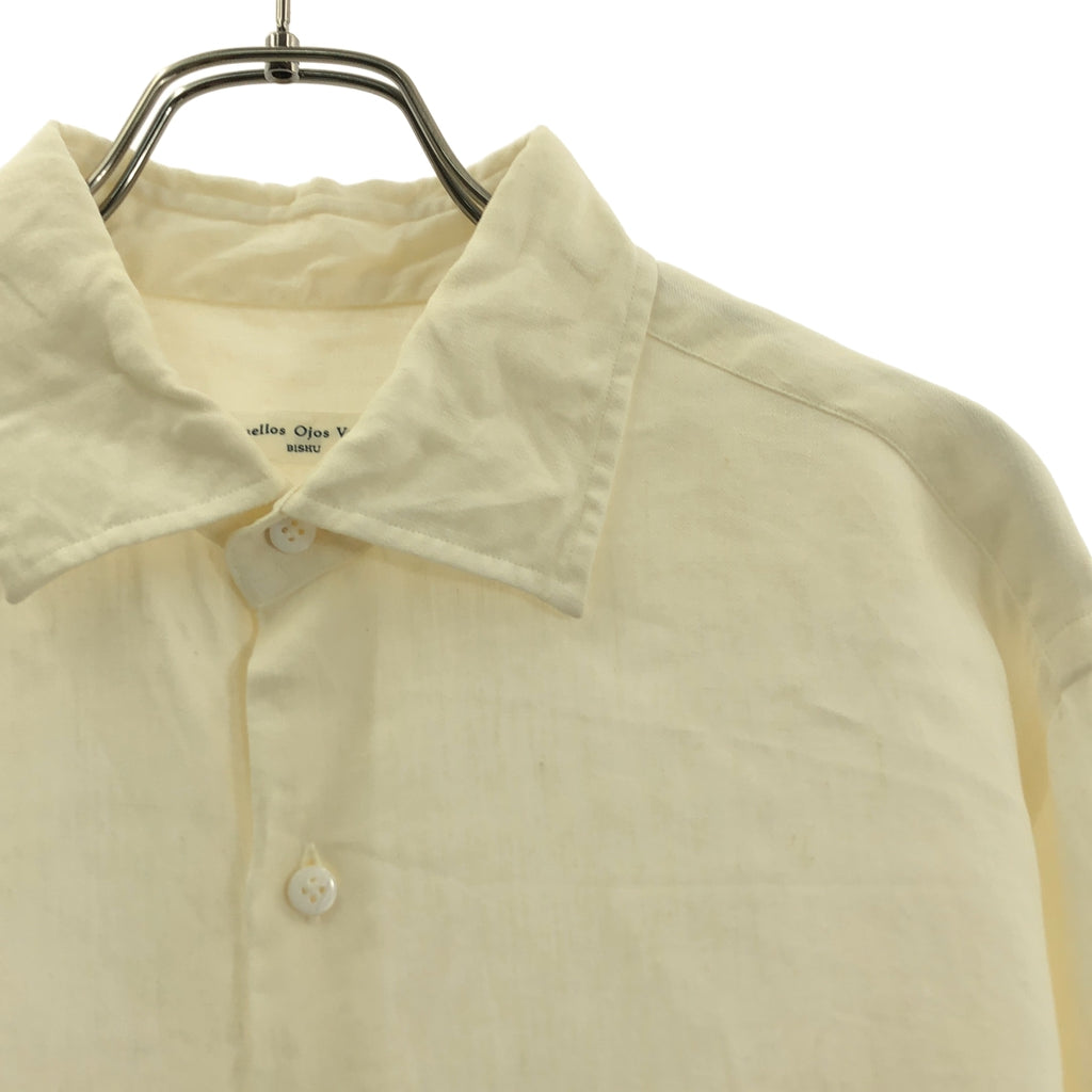 Aquellos Ojos Verdes BISHU / アケヨスオホスベルデスビシュウ | リネン ロングスリーブシャツ | 3 | メンズ