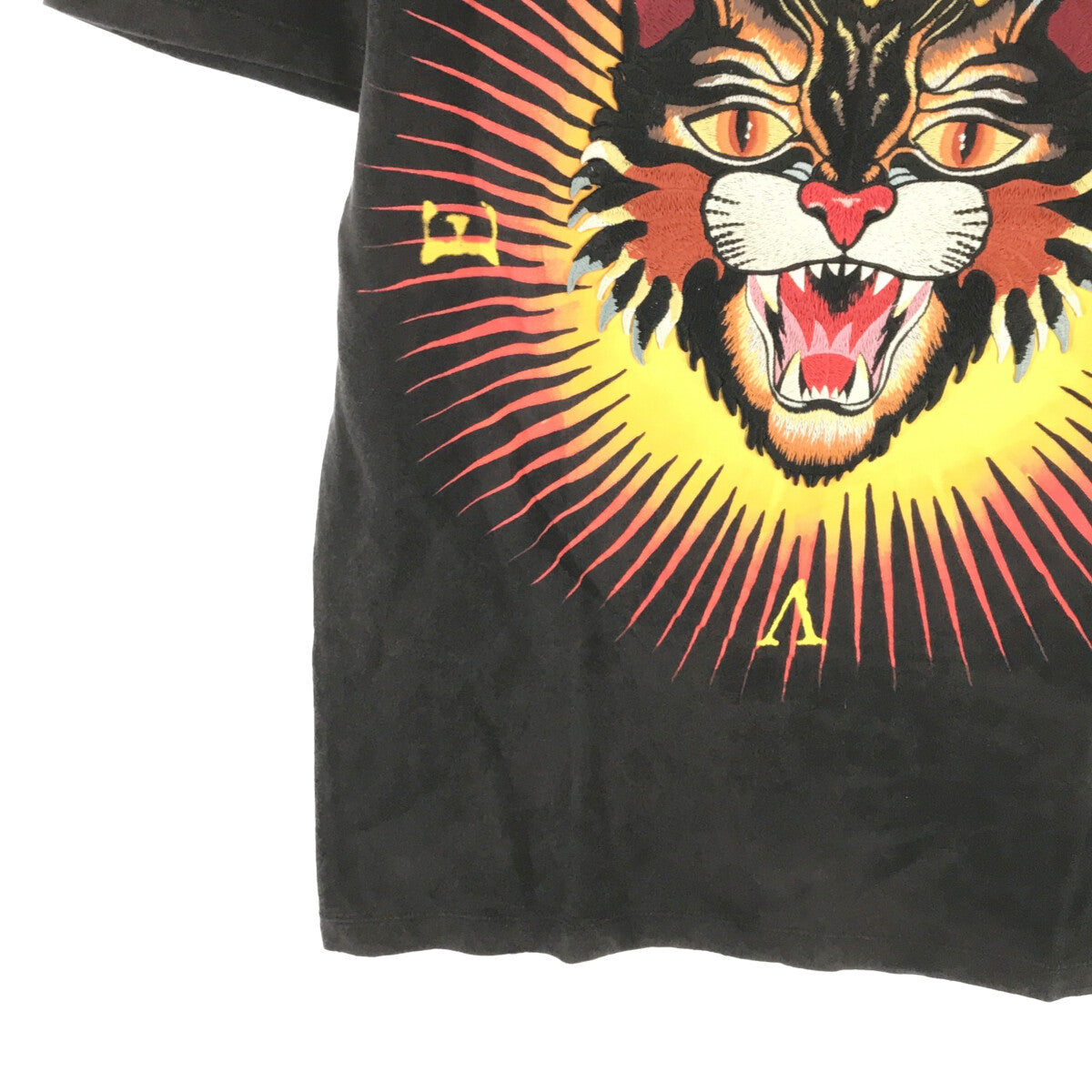 Gucci angry cat t shirt on sale