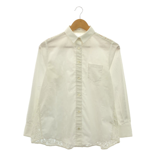 sacai luck / Sacai Luck | Lace-trimmed long-sleeve shirt | 1 | White | Women's