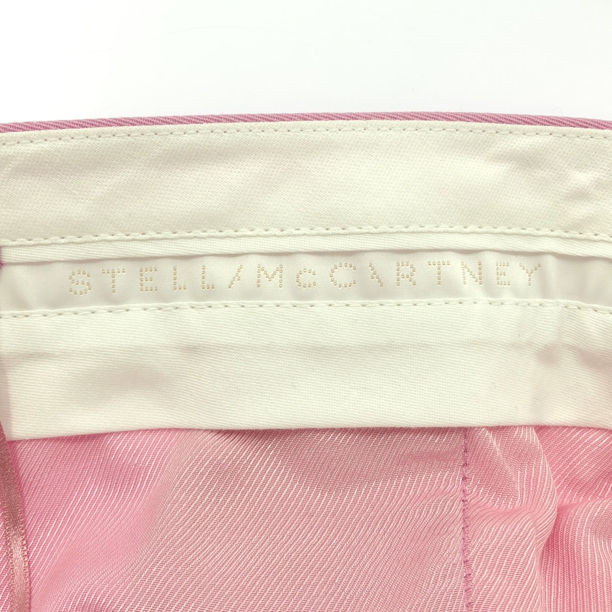 【미품】 STELLA McCARTNEY / 스텔라 맥카트니 | 센터 ​​프레스 슬랙스 팬츠 | 38 | 핑크 | 여성
