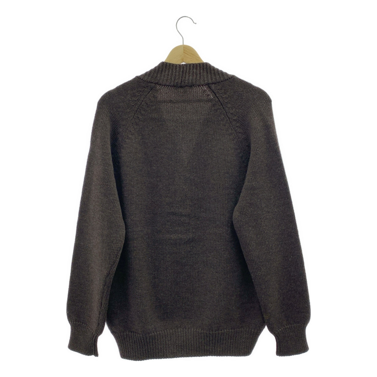 MARGARET HOWELL / マーガレットハウエル | ウール Vネック ニットカーディガン | M | メンズ