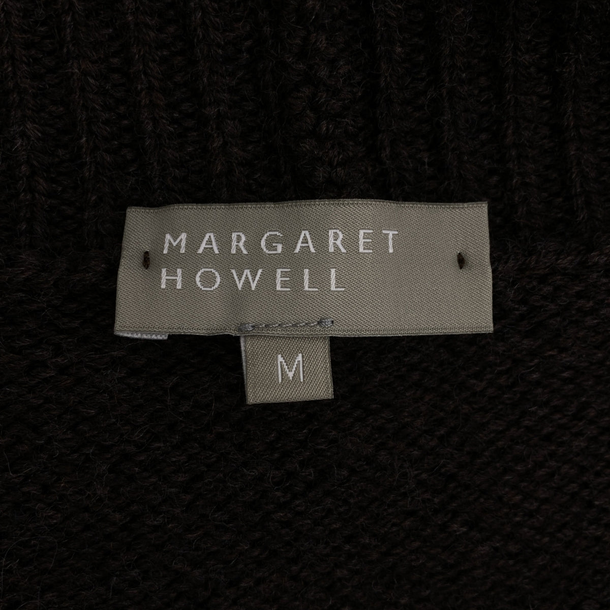MARGARET HOWELL / マーガレットハウエル | ウール Vネック ニットカーディガン | M | メンズ