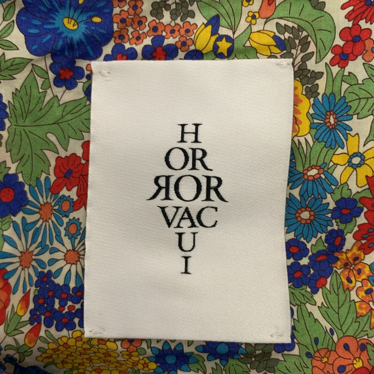 HORROR VACUI / ホラーヴァキュイ | フラワープリント ギャザー フリル プルオーバーワンピース | XS | レディース