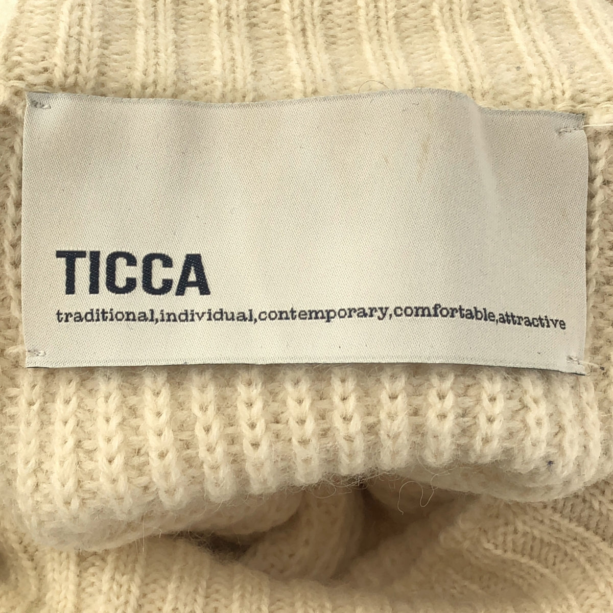 TICCA | Turtleneck big pullover knit | F | Women's