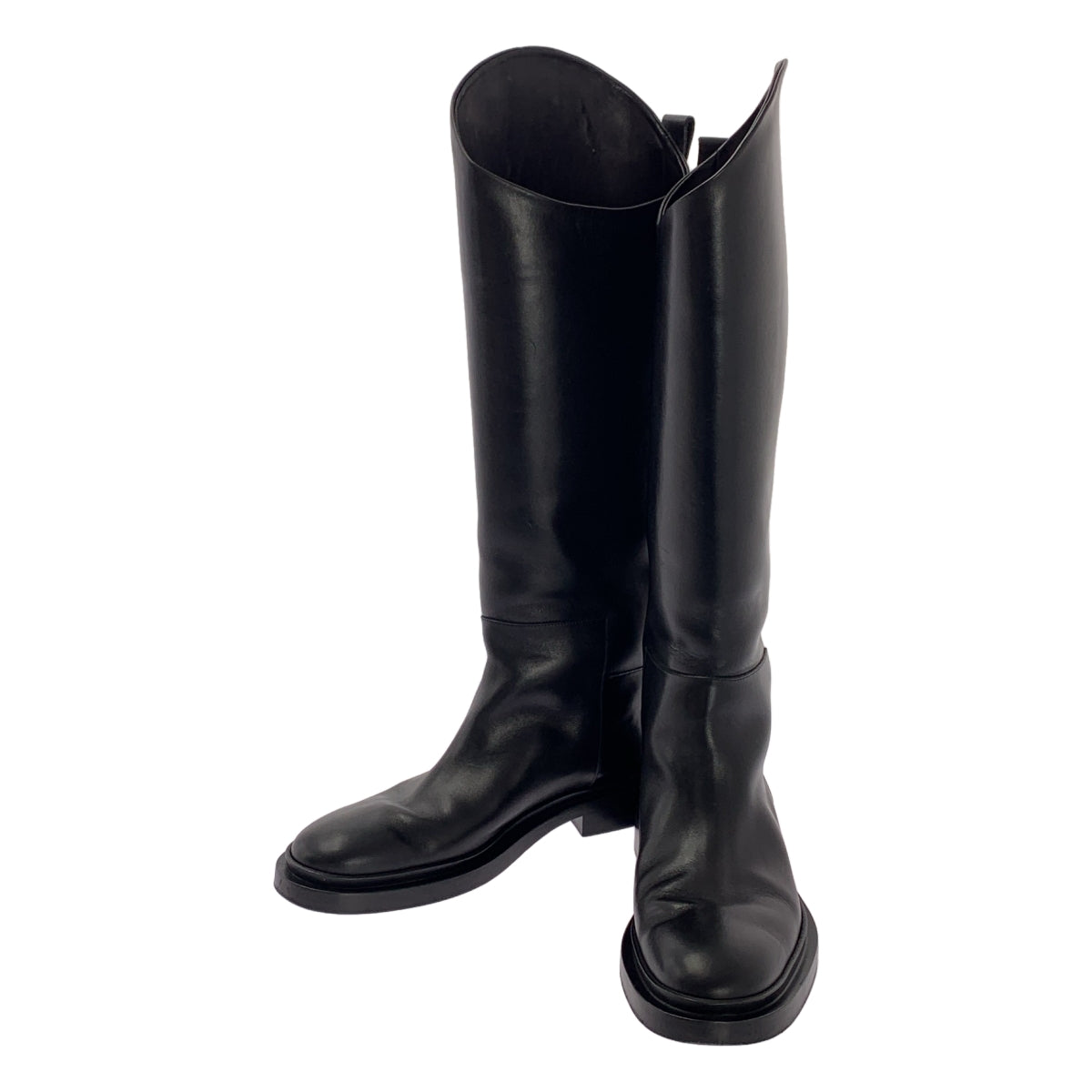 JIL SANDER / ジルサンダー | レザー ロングブーツ | 37 | レディース