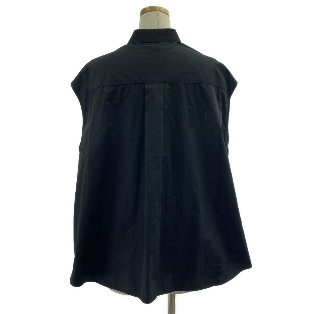 sacai | 2024SS | 棉質對接無袖襯衫 | 尺寸 1 | 女款