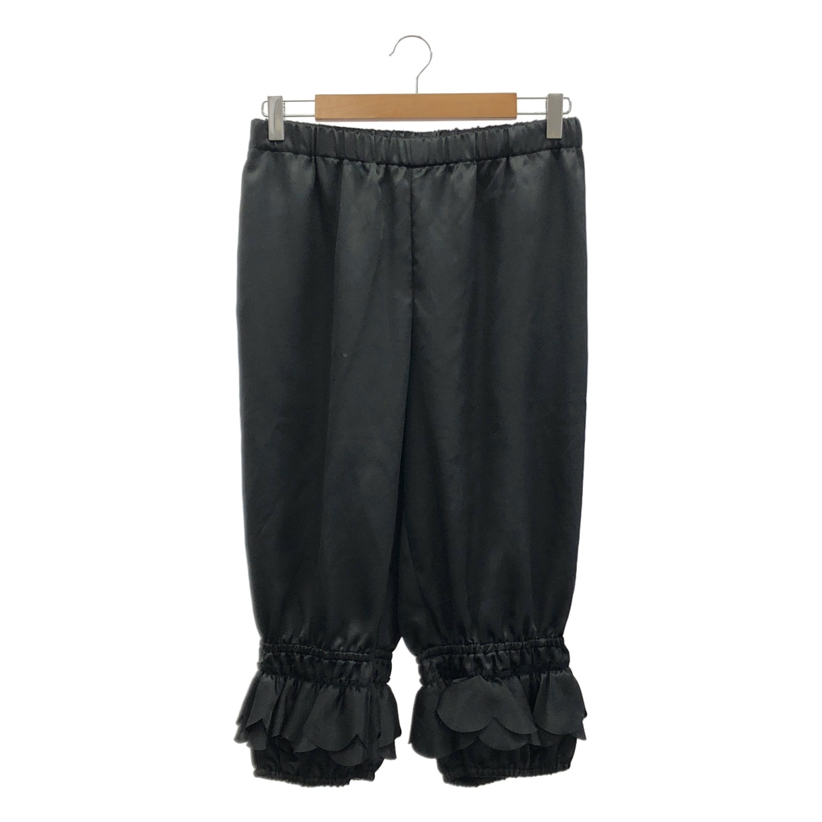 COMME des GARCONS | 聚酯扇貝邊抽繩鬆緊腰休閒褲 | S碼 | 女款