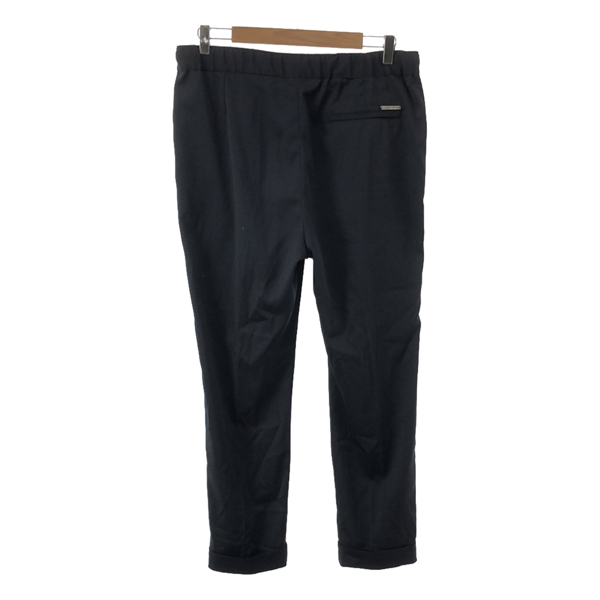 MESSAGERIE | Wool polyester 2-tuck easy pants | 48 | Navy | Men's