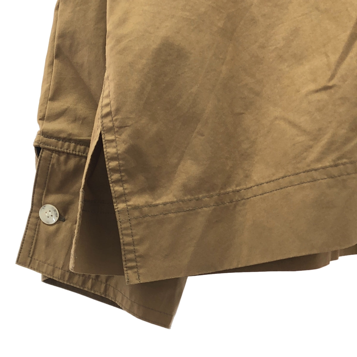 [近新] SHINYA KOZUKA | 2021 春夏系列 | x Amagasaki HIS WORK SHIRT Skipper 套頭工作襯衫 | M 碼 | 卡其色 | 男款