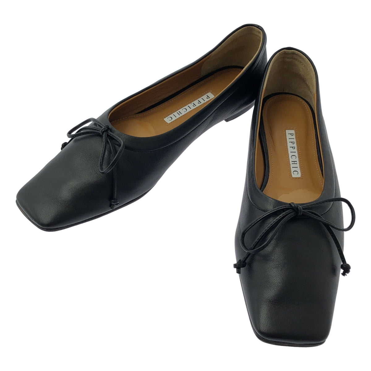 PIPPICHIC / 피피식 | 스퀘어 투 발레 슈즈 | 36 1/2 |