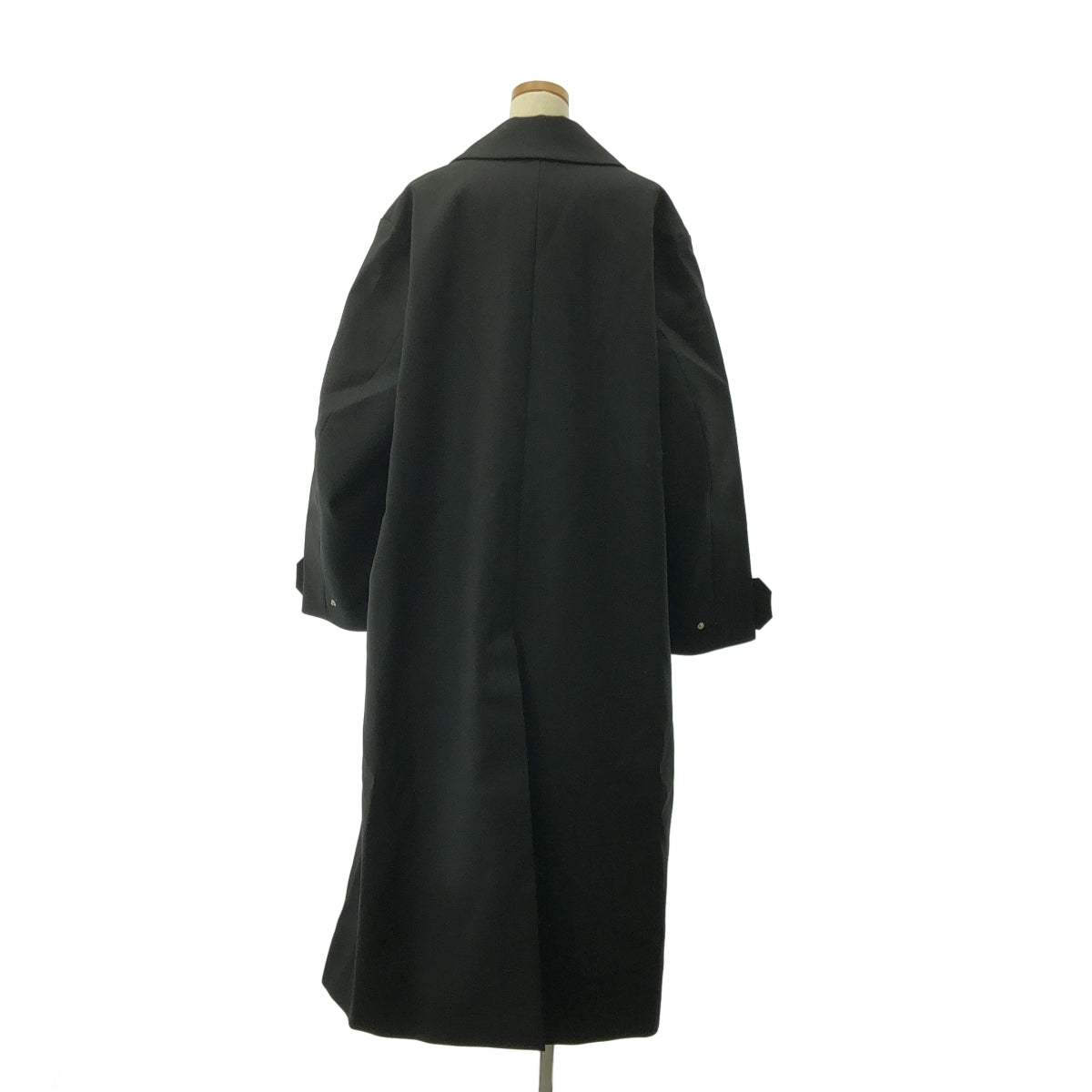 【美品】  HARUNOBUMURATA / ハルノブムラタ | IRONVILLE ステンカラー コート | 36 | ブラック | レディース