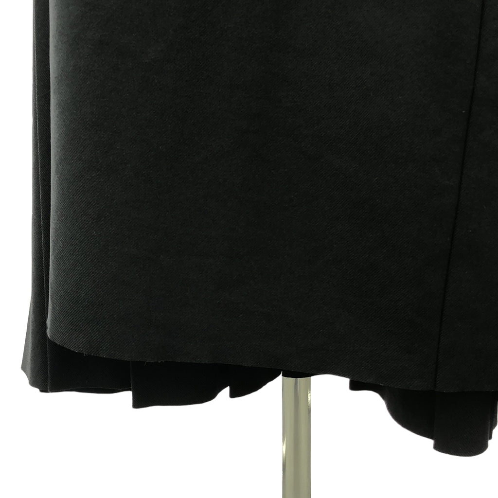 [品相良好] COMME des GARCONS |公元1998年 |粘合褶皺長裙 | M |黑色 |女性的
