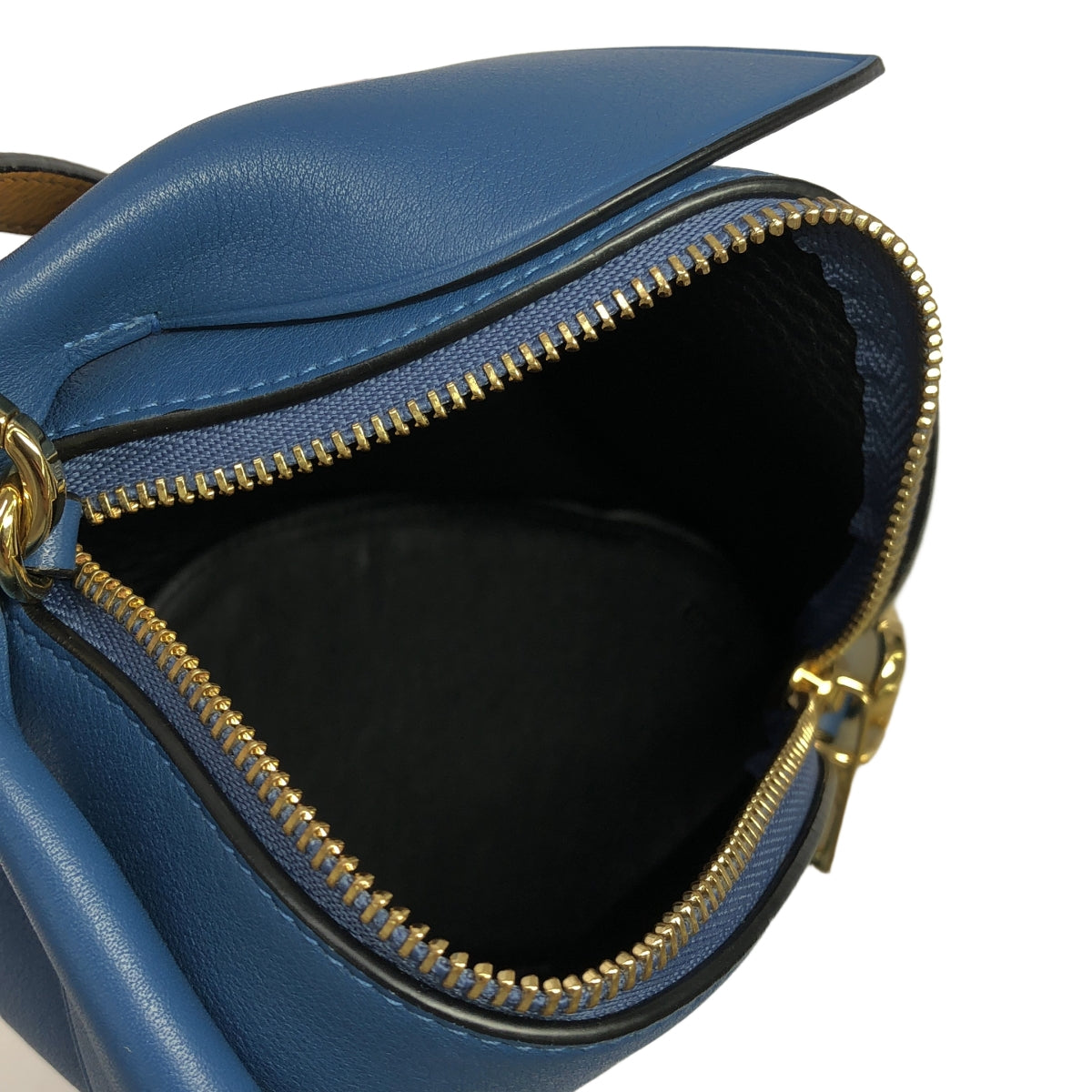 【미품】 LOEWE / 로에베 | 토끼 가방 가죽 숄더백 | 블루 | 여성