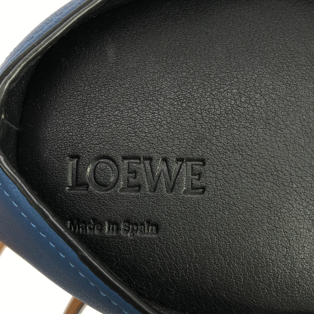 【美品】  LOEWE / ロエベ | バニーバッグ レザーショルダーバッグ | ブルー | レディース