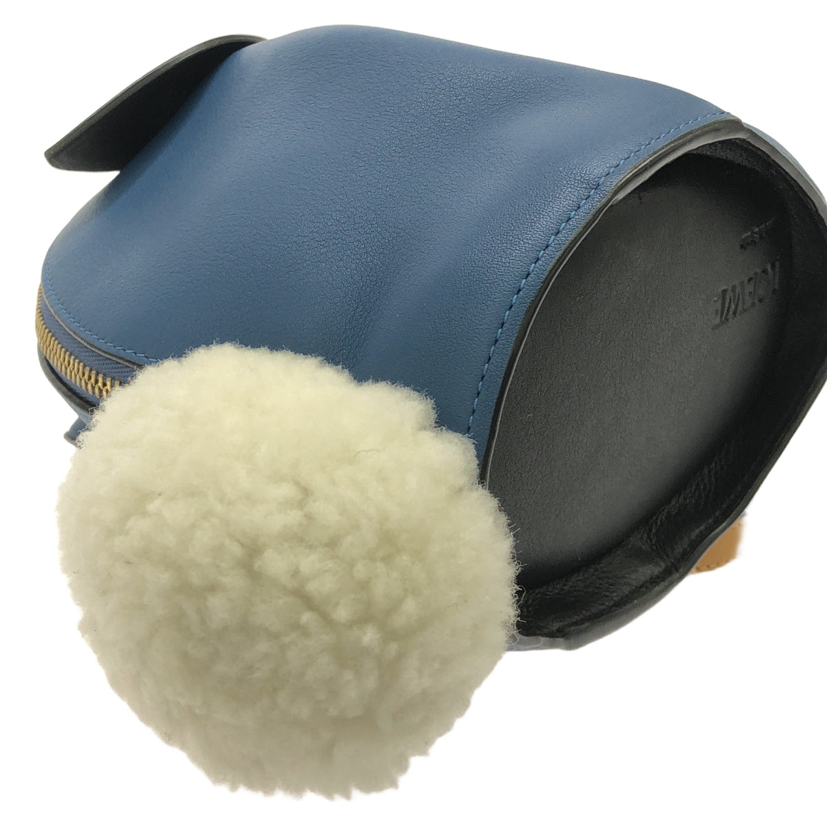 【美品】  LOEWE / ロエベ | バニーバッグ レザーショルダーバッグ | ブルー | レディース