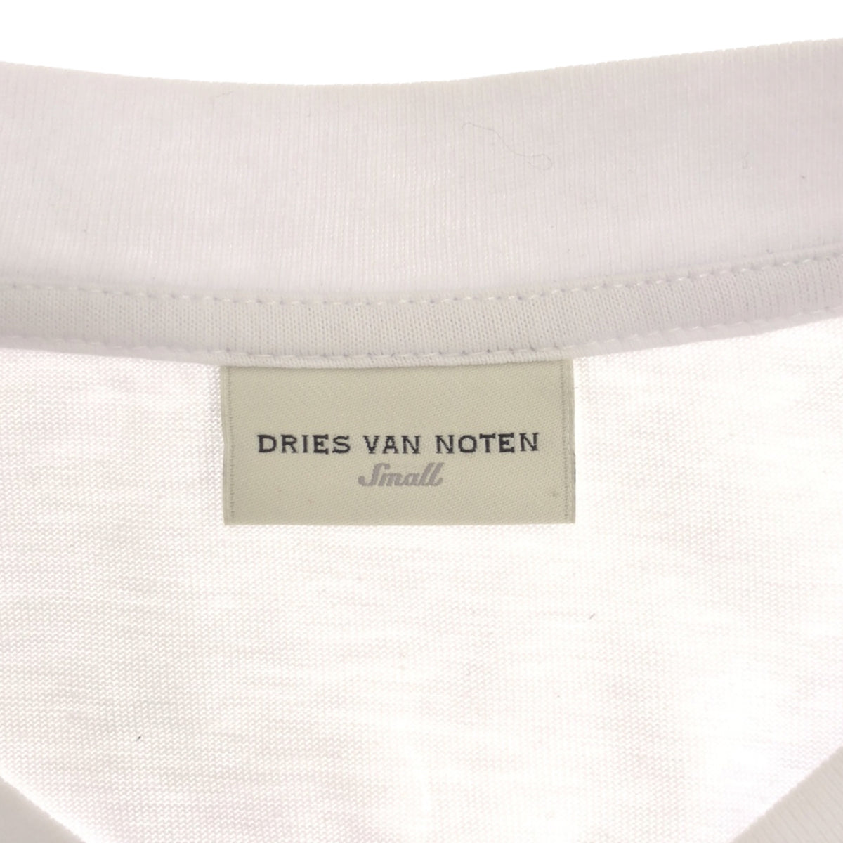 DRIES VAN NOTEN / 드리스 반 노텐 | 2023SS | HEGLAND PR EMB 6603 MK JERSEY 자수 프린트 롱 슬리브 티셔츠 | S | 남성