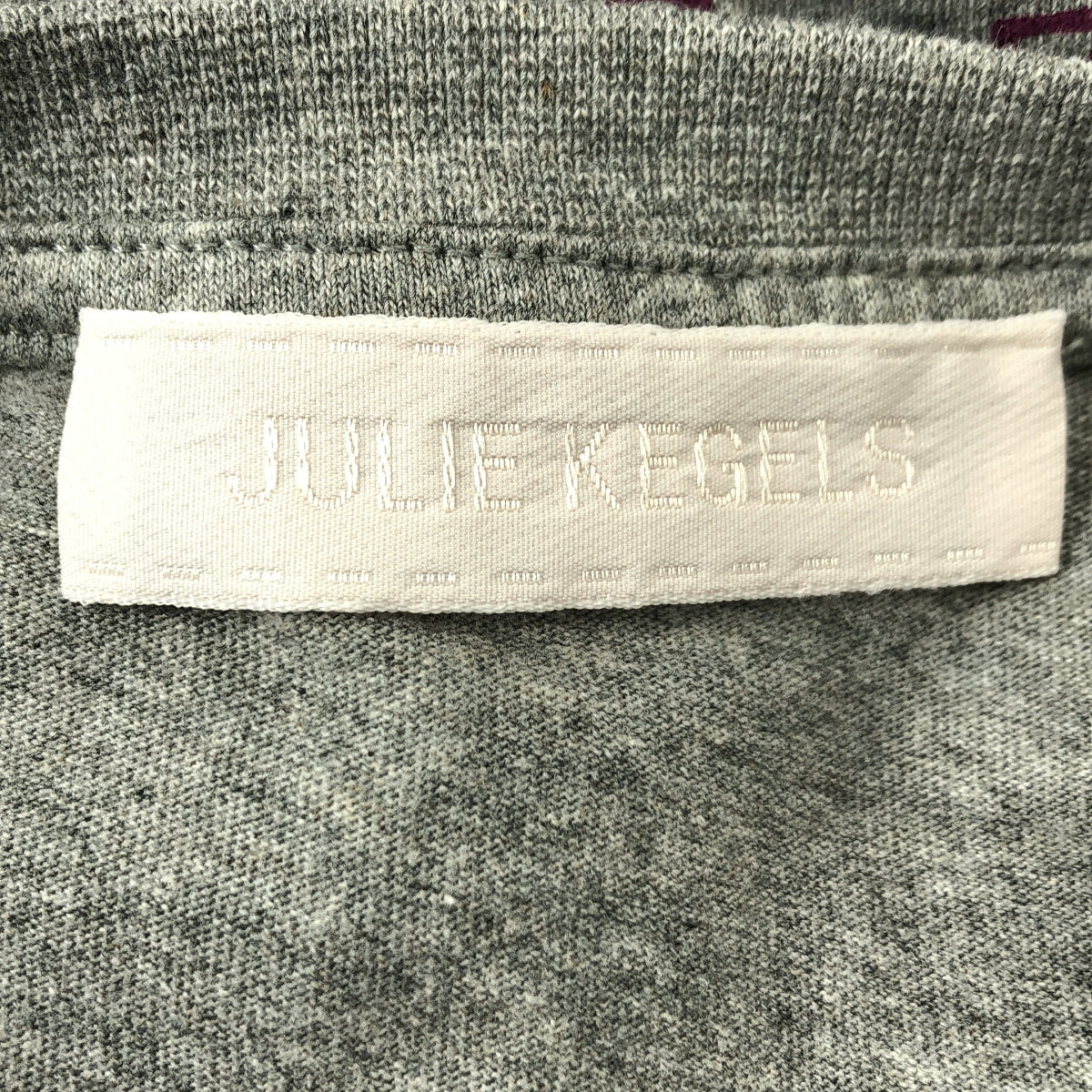 JULIE KEGELS / 줄리 케겔 | 2024AW | JOLLY 백로고 케이프 탑스 | 그레이 | 여성