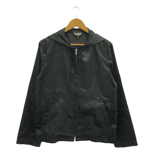 BLACK COMME des GARCONS / 블랙콤 데 갤슨 | 2022AW | 백 로고 후드 재킷 | M | 여성