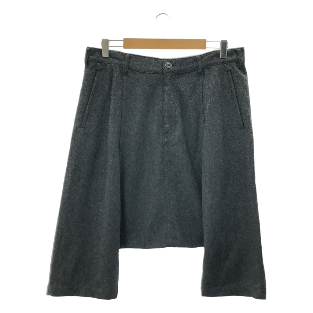 COMME des GARCONS HOMME PLUS | 2012秋冬 |羊毛縮水羚羊短褲 |中號 |深灰色|男士
