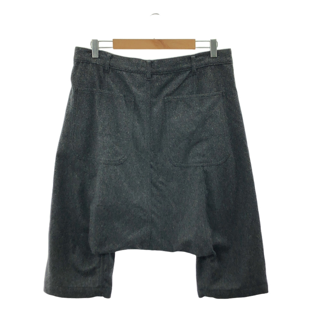 COMME des GARCONS HOMME PLUS | 2012秋冬 |羊毛縮水羚羊短褲 |中號 |深灰色|男士