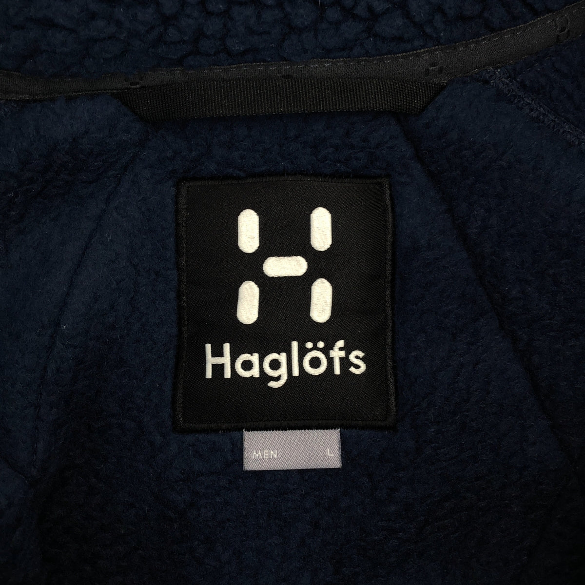 NIGEL CABOURN / ナイジェルケーボン | × HAGLOFS ホグロフス / マウンテンフリース プルオーバー | L | ネイビー | メンズ